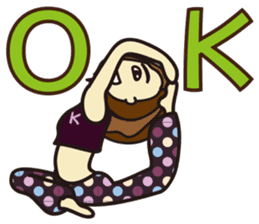 Yoga Sticker of Kaorin sticker #10900876