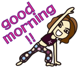 Yoga Sticker of Kaorin sticker #10900884