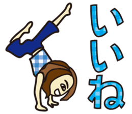 Yoga Sticker of Kaorin sticker #10900890