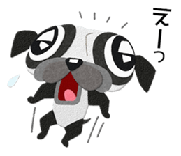 Pug dog GARAPAN 2 sticker #10900938