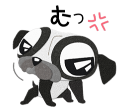 Pug dog GARAPAN 2 sticker #10900939
