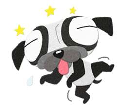 Pug dog GARAPAN 2 sticker #10900940