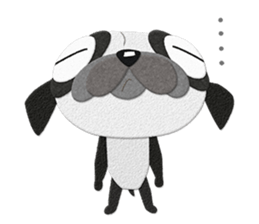 Pug dog GARAPAN 2 sticker #10900942
