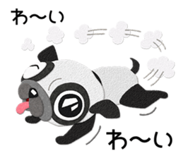 Pug dog GARAPAN 2 sticker #10900943