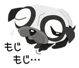Pug dog GARAPAN 2 sticker #10900945