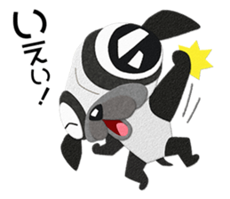 Pug dog GARAPAN 2 sticker #10900954