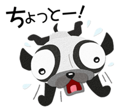 Pug dog GARAPAN 2 sticker #10900955