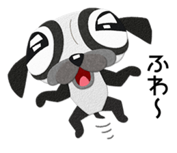 Pug dog GARAPAN 2 sticker #10900956