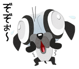 Pug dog GARAPAN 2 sticker #10900960