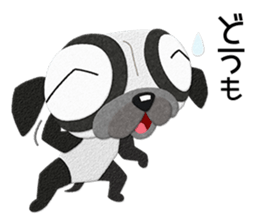Pug dog GARAPAN 2 sticker #10900961