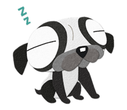 Pug dog GARAPAN 2 sticker #10900963