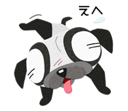 Pug dog GARAPAN 2 sticker #10900966