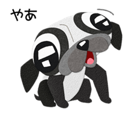 Pug dog GARAPAN 2 sticker #10900967