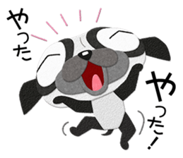 Pug dog GARAPAN 2 sticker #10900969