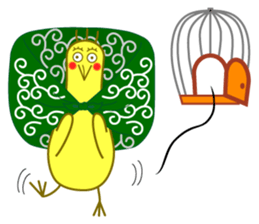 I am bird... sticker #10901055