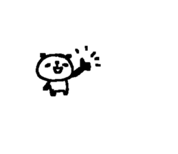 Many Many cute panda stickers4! sticker #10901307