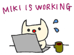 MIKI's Daily Conversation sticker #10901408