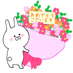 Happily use basic set of Chibi Rabbit