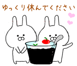 Happily use basic set of Chibi Rabbit sticker #10901628