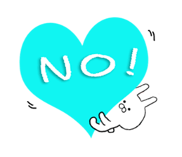 Happily use basic set of Chibi Rabbit sticker #10901633