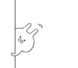 Happily use basic set of Chibi Rabbit sticker #10901644