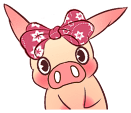 Pigs do not fight sticker #10901776