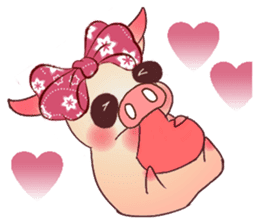 Pigs do not fight sticker #10901801