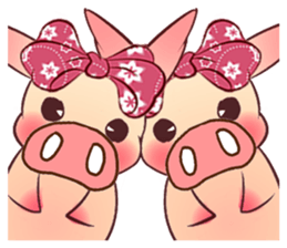 Pigs do not fight sticker #10901803