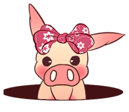 Pigs do not fight sticker #10901814