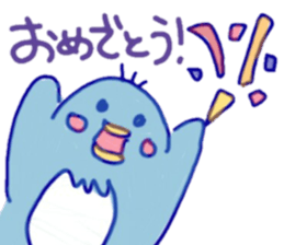 Jazzy penguin sticker #10901963