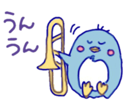 Jazzy penguin sticker #10901967