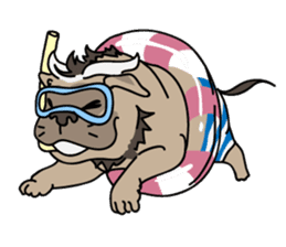 Baby Dognu's wonderful life sticker #10902384