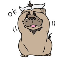 Baby Dognu's wonderful life sticker #10902388