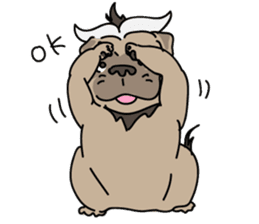 Baby Dognu's wonderful life sticker #10902388