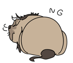 Baby Dognu's wonderful life sticker #10902389