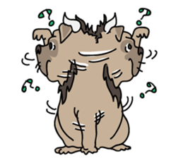 Baby Dognu's wonderful life sticker #10902395