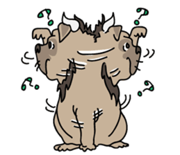 Baby Dognu's wonderful life sticker #10902395