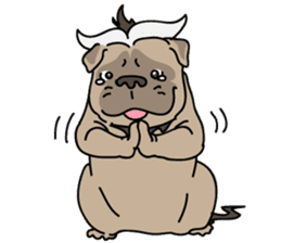Baby Dognu's wonderful life sticker #10902398