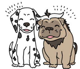 Baby Dognu's wonderful life sticker #10902405