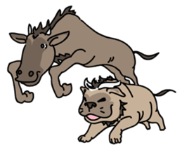 Baby Dognu's wonderful life sticker #10902406