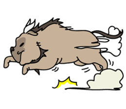 Baby Dognu's wonderful life sticker #10902411