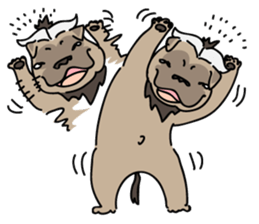 Baby Dognu's wonderful life sticker #10902413