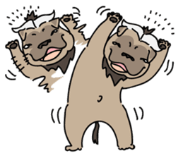 Baby Dognu's wonderful life sticker #10902413