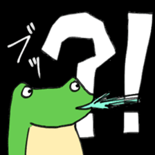 straight frogoo sticker #10902668