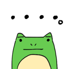 straight frogoo sticker #10902690