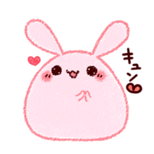 Sticker of love rabbit 4 sticker #10902984