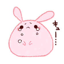 Sticker of love rabbit 4 sticker #10902986