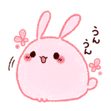 Sticker of love rabbit 4 sticker #10902989