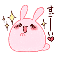 Sticker of love rabbit 4 sticker #10902991