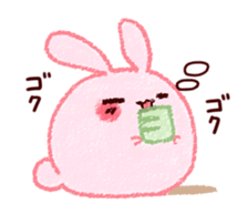 Sticker of love rabbit 4 sticker #10902997